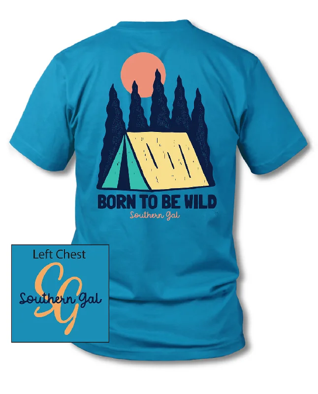 Southern Gal Born Wild Screen Tee