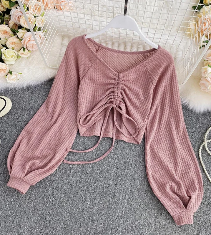 Stylish long sleeve tops  343