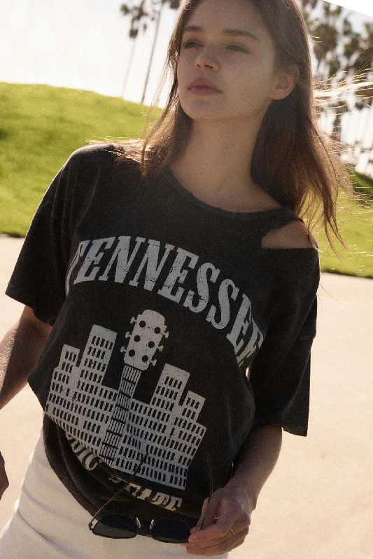 Tennessee Slashed Vintage-Wash Graphic Tee