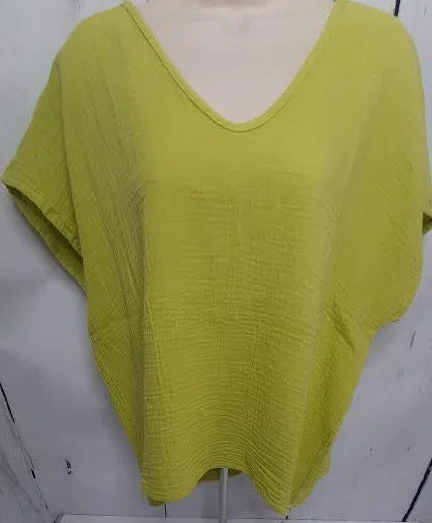 Top-Connie-Sleeveless-Lime Green-Women's-5078