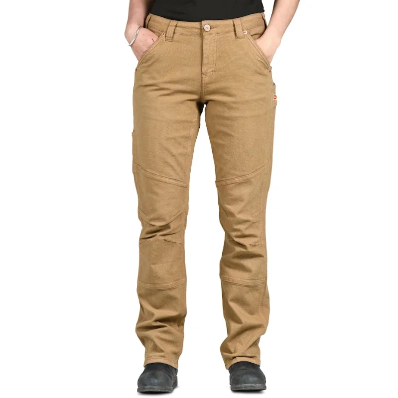 GO TO Stretch Canvas Pants - Sawdust Brown