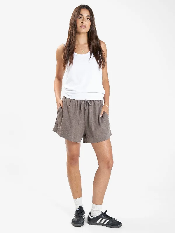 Hemp Relax Short - Light Canteen