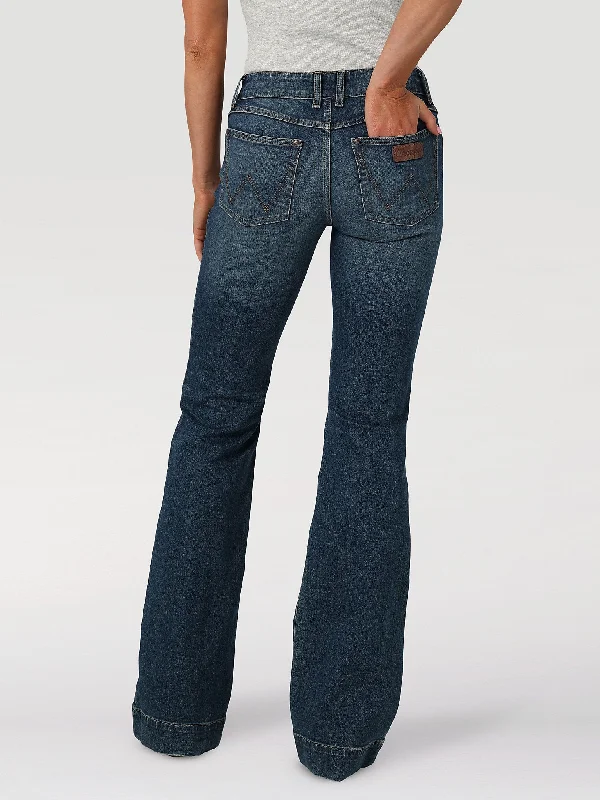 Women's Wrangler Retro Mae Wide Leg Trouser Jean In Janet