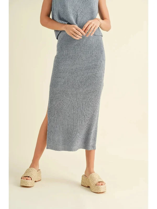 Nora Knitted Midi Skirt