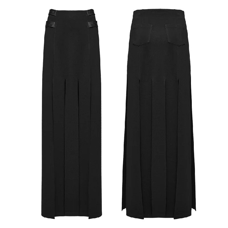 Women's Punk Tassel High-waisted Skirt